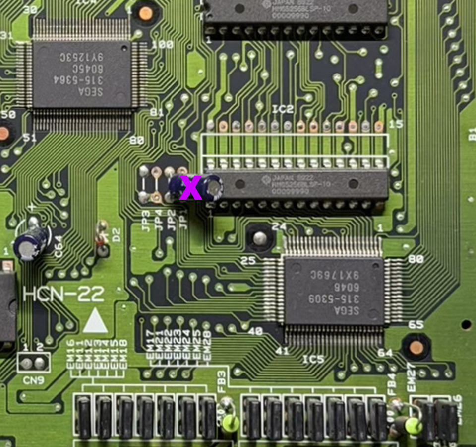 Sega Megadrive 1 - IC BD MD 5 JPN - VA4 - 171-5972-20 / 837-7138 - visuel 6