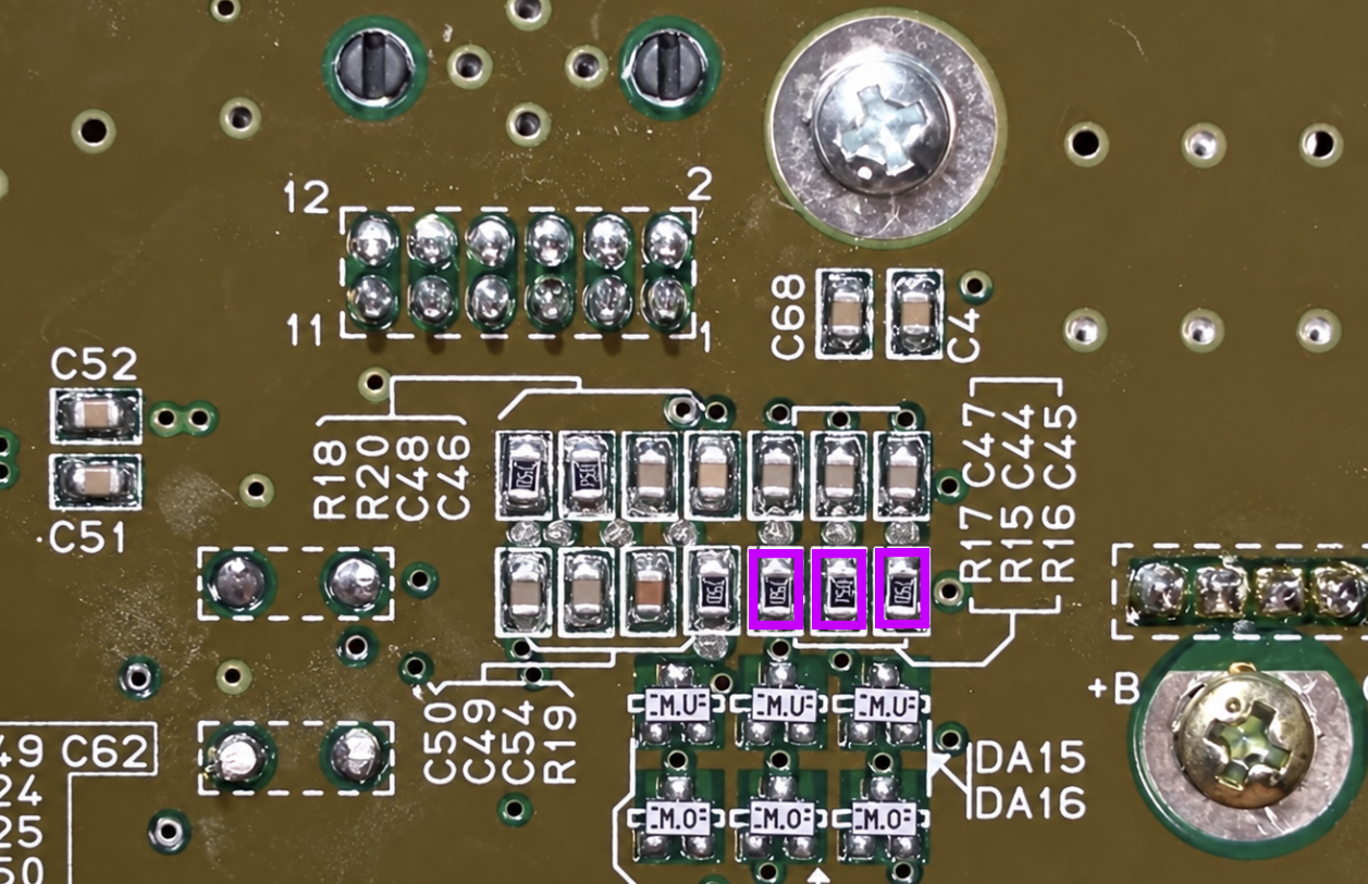 4.1.1 - Préparation des cartes mères SNS-CPU-1CHIP-01 / -02 / -03 — snes rgb bypass sns cpu 1chip 03 remove resistor
